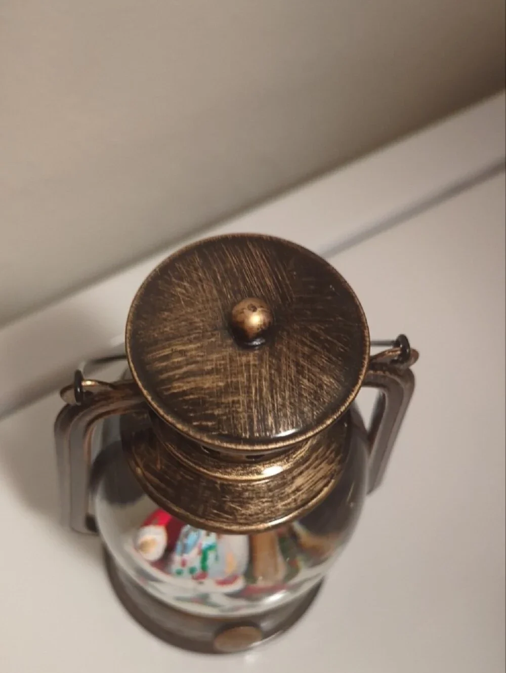 Bronze Musical Snow Globe Lantern - Bronze